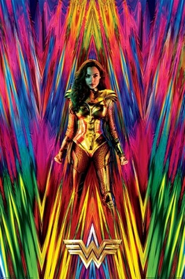 Plakat Wonder Woman 1984 Neon Static 61x91,5 cm