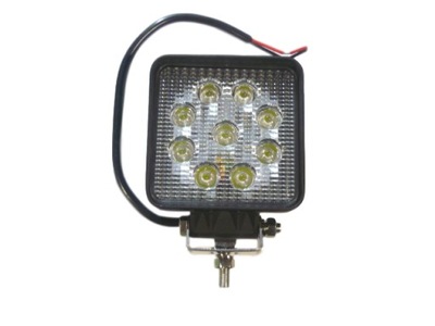LAMPA ROBOCZA 9 LED 12V/24V KWADRATOWA HALOGEN