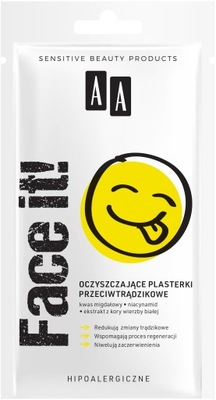 AA Face It! Oczyszczające Plasterki przeciwtrądzik