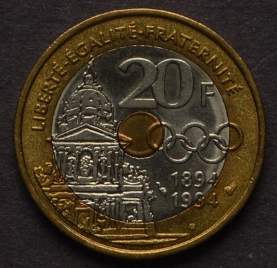 Francja - 20 franków 1994