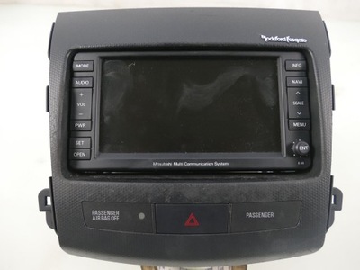 MITSUBISHI OUTLANDER II RADIO LEISTUVAS NAVIGACIJA NAVI MONITOR EKRANAS 