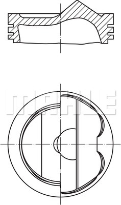 ПОРШНІ MAHLE 028 PI 00124 000