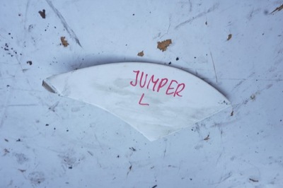 Молдинг nad фара левая citroen jumper ii 2 фото №1