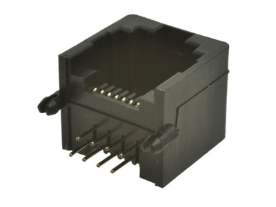 GNIAZDO RJ45 8P8C KĄTOWE 90° TNT