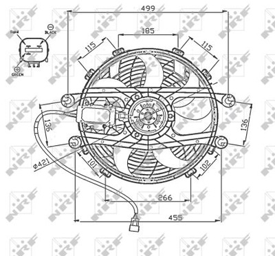 VENTILIATORIUS AUŠINTUVO BMW 3 98- 