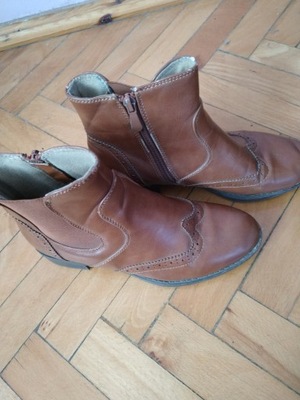 Buty botki brązowe r. 36