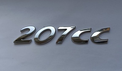 INSCRIPCIÓN EMBLEMA PEUGEOT 207 CC  