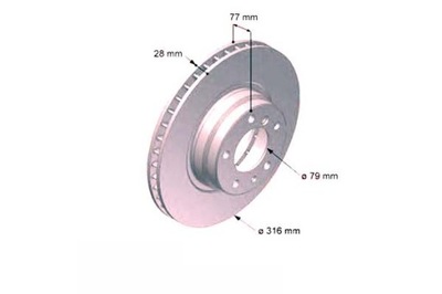 ZIMMERMANN DISCOS DE FRENADO 2 PIEZAS BMW 7 E38 94-01  