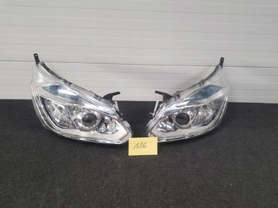 Лампа лампы передние линза ford transit custom 2012-2017 фото №1