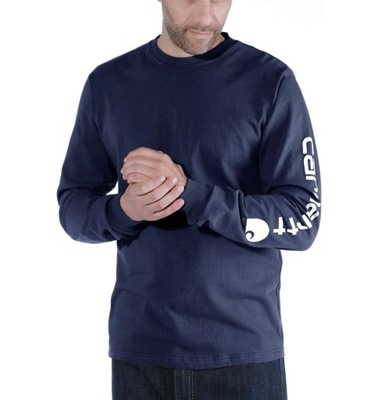 CARHARTT long koszulka z długim rękawem navy S