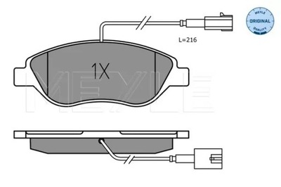 PADS HAM. ALFA P. MITO 1,3 MULTIJET 08  