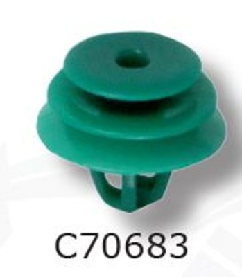 Romix c70683 клипса обивочный hyundai, kia упаковка 10 штук фото №1