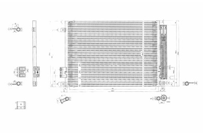 HART КОНДЕНСАТОР КОНДЕНСАТОР КОНДИЦІОНЕРА FIAT PANDA 12-