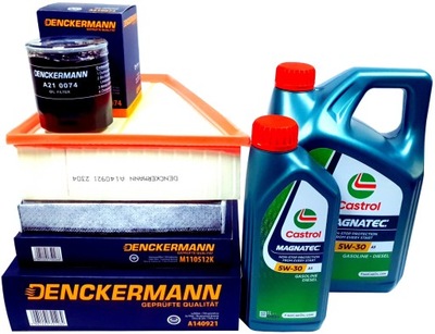 FILTROS 5L ACEITES CASTROL 5W30 GALAXY II MONDEO IV S-MAX I 1.6 ECOBOOST 1.6TI  