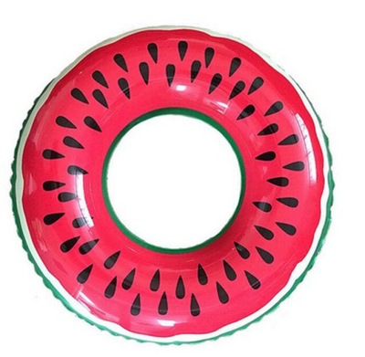 Arbuz koło na plażę basen 110cm wytrzymałe PVC