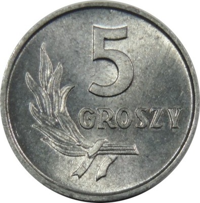 5 GROSZY 1968 - POLSKA - STAN (1-) - K3198