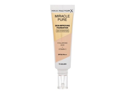 Max Factor Miracle Pure SPF30 Skin-Improving Foundation Podkład 75 Golden 3