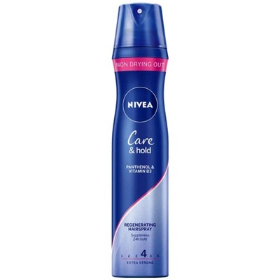 Nivea Care Hold 4 Lakier do Włosów z Pantenolem