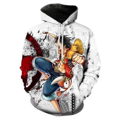 BLUZA Z KAPTUREN 3D ONE PIECE