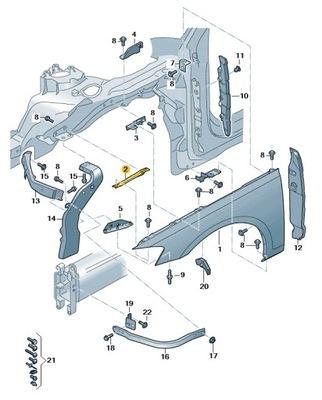 LAIKIKLIS SPARNO PRIEKINIO KAIRYSIS AUDI A8 D5 ASO ORYGNIAL NAUJA 4N0821467A 