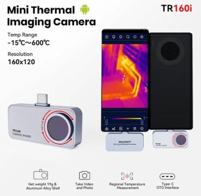 Kamera termowizyjna na podczerwień do telefonu Android TR160i