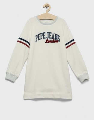 PEPE JEANS DRESOWA SUKIENKA DŁUGI RĘKAW LOGO 3KM NH4__164