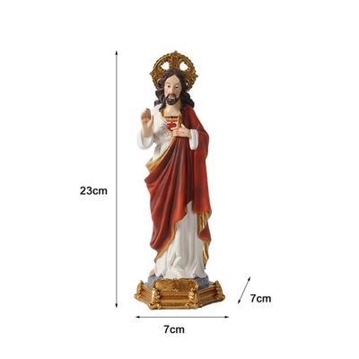 30cm religijne jezus uświęcenie figurka dekoracyj