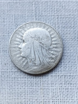 Stara moneta 5 zł, 1932 r, bez zm.