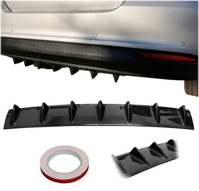 AERODYNAMICZNY DIFFUSOR UNIVERSAL FACING REAR BUMPER LIP SHARK X7  