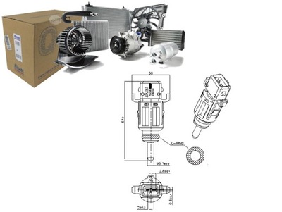 SENSOR TEMPERATURA DE LÍQUIDO REFRIGERACIÓN BMW 1 E81 1 E87 1 F20 1 F21 3  