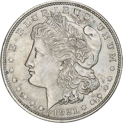 USA, Dollar, Morgan Dollar, 1921, U.S. Mint, Srebr
