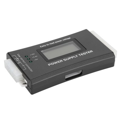 TESTER ZASILACZY 20PIN 24PIN ATX SATA MOLEX XECO
