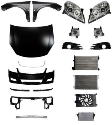 Opel vectra 05-08 бампер pas капот крила фото №1