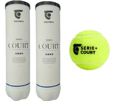 Piłka tenisowa Tretorn Serie + Court zestaw 4 szt.