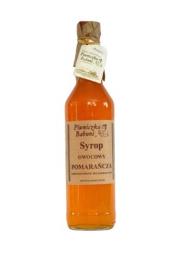 SYROP POMARAŃCZA 500ML PIWNICZKA BABUNI