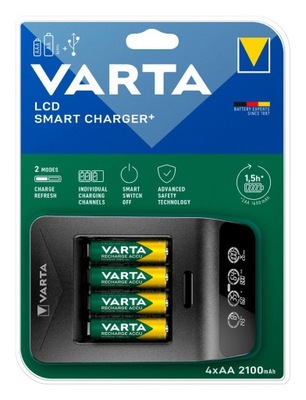 Ładowarka akumulatorów Ni-MH VARTA 4x 2100 mah AA