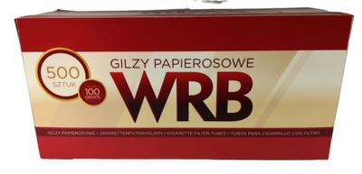 GILZY PAPIEROSOWE WRB 500 sztuk SUPER CENA !!!