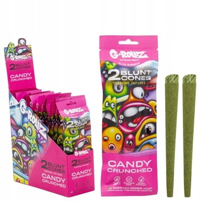 Bibułki Owijki Konopne G-Rollz Hemp Wrap CBD ,,Candy Crunched" 2 szt