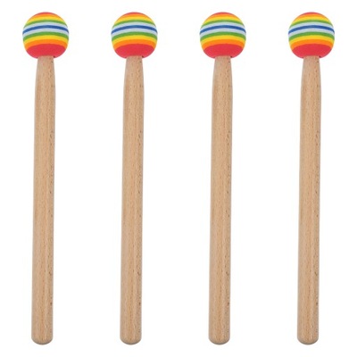 Mini drewniany młotek drewniane zabawki dla maluchów Lollipop