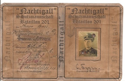 NACHTIGALL -UKRAIŃSKI BATALION POLICYJNY -1944 rok