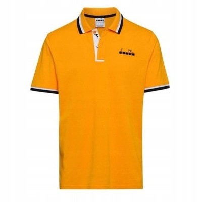 KOSZULKA DIADORA POLO CHROMIA MEN YELLOW SAFFRON M