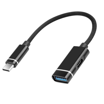 Kabel USB C OTG Adapter telefoniczny 2 w 1 typ C