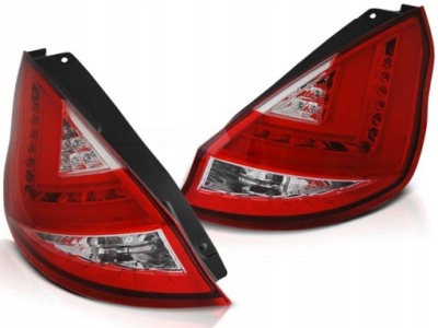 Лампы светодиодный ford fiesta mk7 vii 08-12r red led фото №1