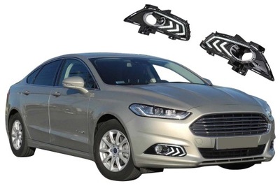 Ford mondeo mk5 v 2014-2019 свет do движение dziennej drl led фото №1