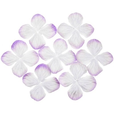 Kwiaty płatki HORTENSJE liliowe 35mm - 100szt