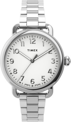 Timex zegarek TW2U13700 srebrny