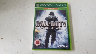 GRA XBOX 360 CALL OF DUTY WORLD AT WAR W PUDEŁKU ANGIELSKA WERSJA GWR