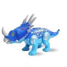 Duży składany dinozaur Triceratops 28cm klocki T-REX D19 +naklejka lego