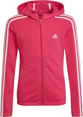 BLUZA DZIECIĘCA Z KAPTUREM DRESOWA SPORTOWA ESSENTIALS ADIDAS 134cm