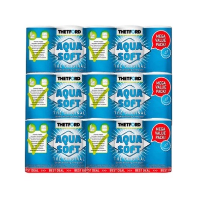 THETFORD AQUA SOFT PAPIER TOALETOWY 6x6 rolek